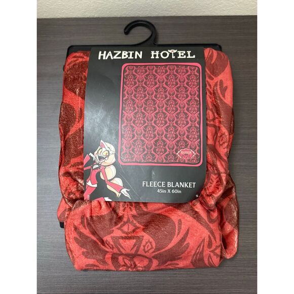 Hazbin Hotel Wallpaper Allover Print Throw Blanket - Picture 1 of 3
